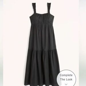 Abercombie & Fitch long black dress